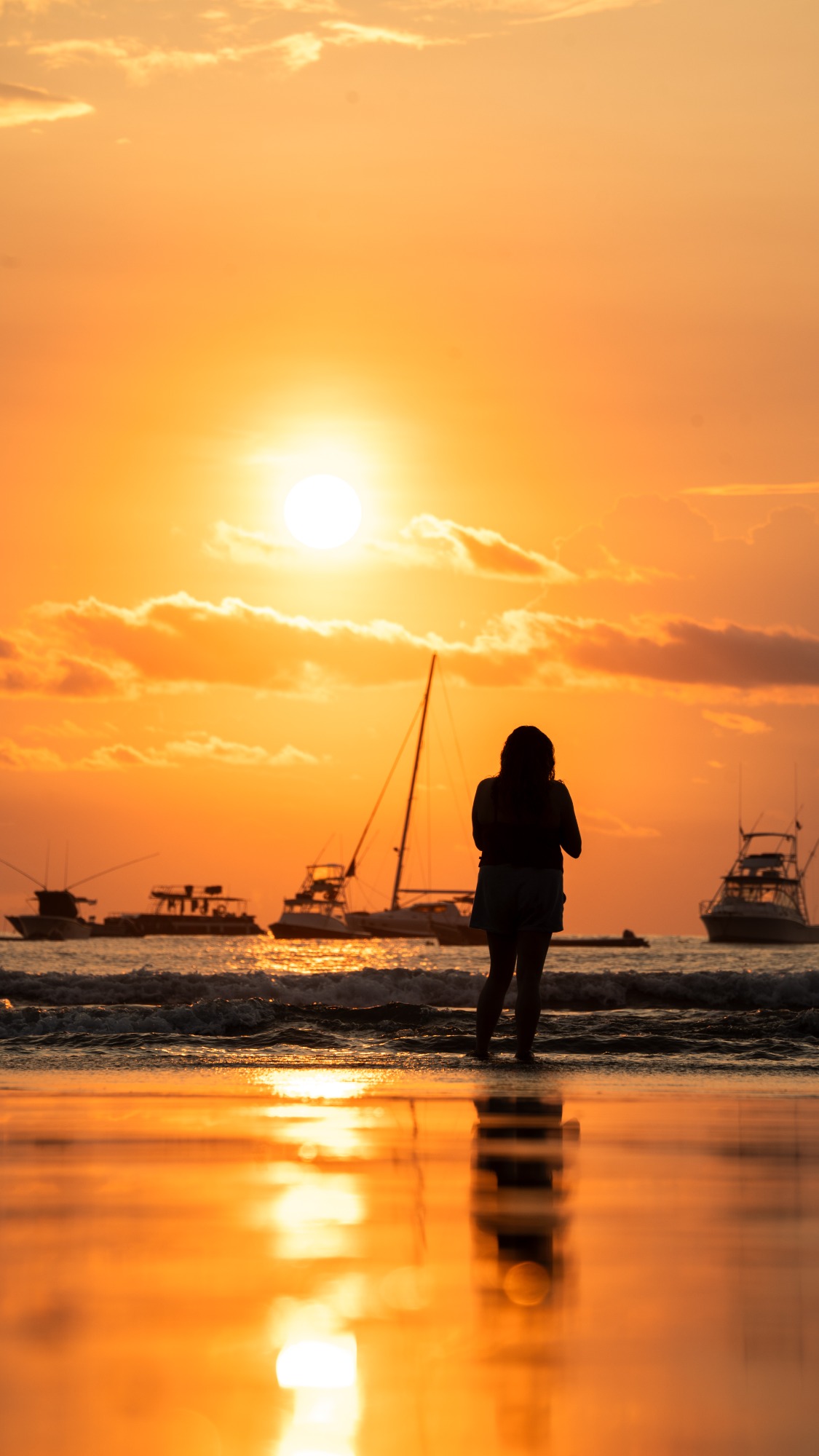 Tamarindo Sonnenuntergang Pazifik